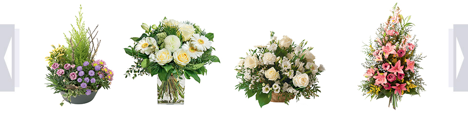 Fleurs deuil : gerbes et bouquets de fleurs enterrement