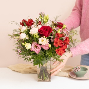 Fleurs et cadeaux Déclaration et son vase offert Fleurs et cadeaux Déclaration et son vase offert