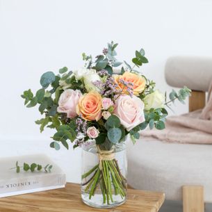 Bouquet de roses Délicatesse Collection Prestige