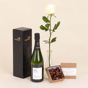 Bouquet de roses Trio festif Bouquet de roses Trio festif Collection Homme Festif