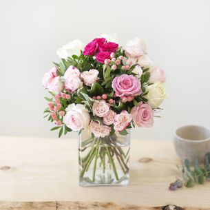 Bouquet de roses Vanille fraise Journée internationale de l'Amitié