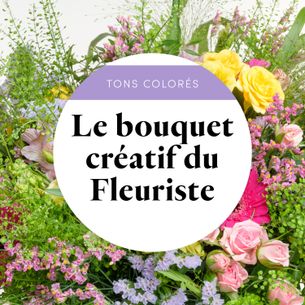 Bouquet de fleurs Bouquet du fleuriste Multicolore Anniversaire