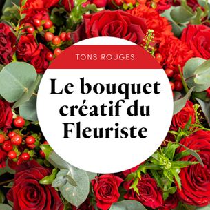 Bouquet de fleurs Bouquet du fleuriste Rouge Anniversaire