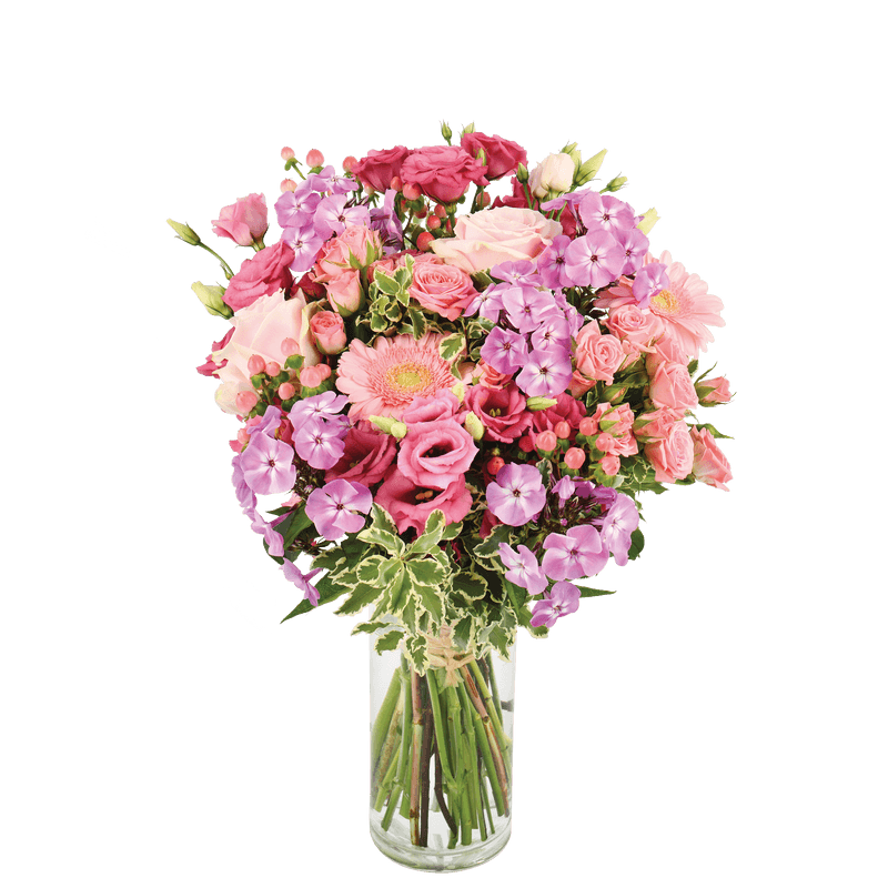 Bouquet de fleurs Pink et parme