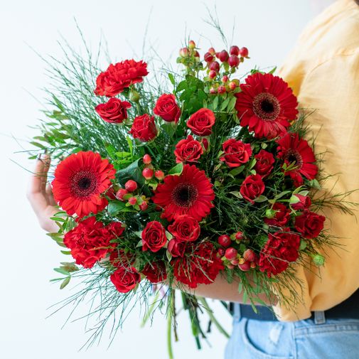 Bouquet de fleurs Pomme d'amour