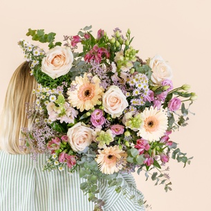 Bouquet de fleurs Palette pastel Bouquet de fleurs Palette pastel Collection Prestige