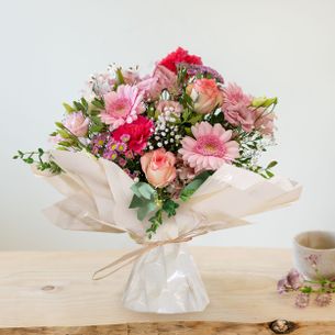 Bouquet de fleurs Rosalie & Bulle d'eau Naissance