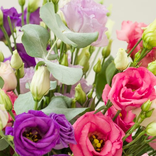 Bouquet de fleurs Bouquet de lisianthus