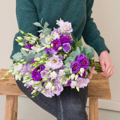 Bouquet de fleurs Brassée de lisianthus - Taureau