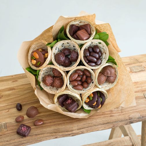 Fleurs et cadeaux Bouquet de chocolat-Vierge