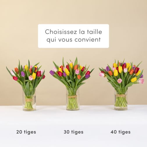 Fleurs et cadeaux Brassée de tulipes