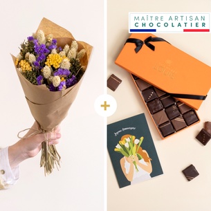 null L'Elégant - Fleurs séchées, chocolats & carte