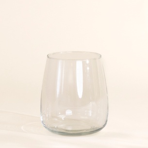 null Vase en verre transparent