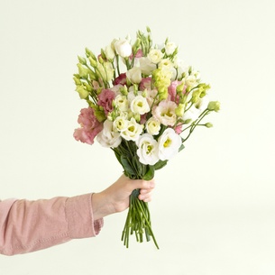 Bouquet de fleurs Petite brassée de lisianthus