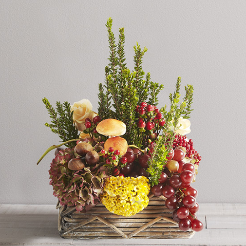 Bouquet de fleurs Fauve